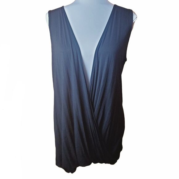 Soma Wrap Cardigan Sleeveless Black - Picture 1 of 6